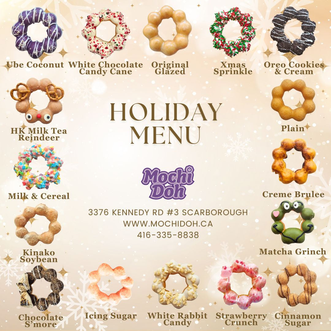 One Dozen (12) Mochi Donuts